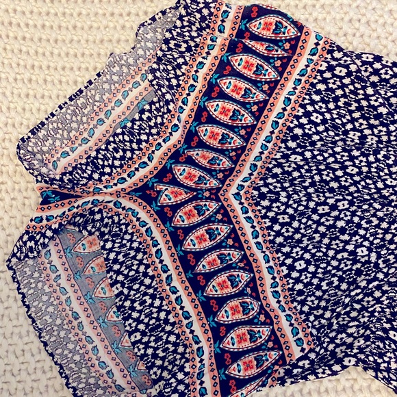 Mimi Chica print long sleeve romper size Large - Picture 4 of 6